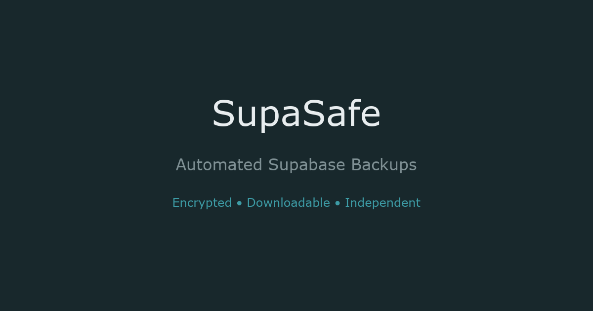 SupaSafe screenshot 1